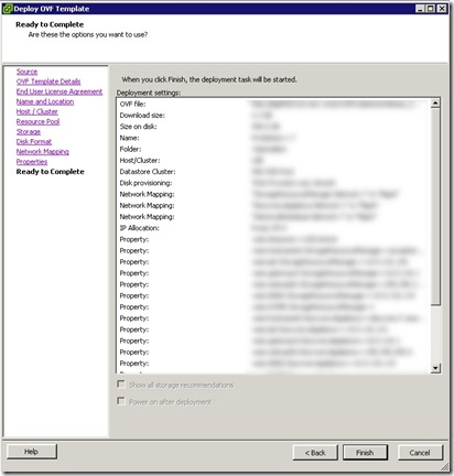 14 - verify all info is correct - click finish