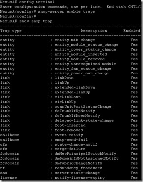 6 - enable all snmp traps command line